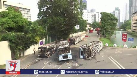 Bạo loạn tại thủ đô Sri Lanka tạm lắng dịu