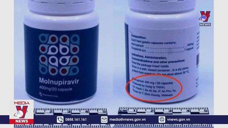 Không tìm thấy địa chỉ trên nhãn thuốc giả Molnupiravir 