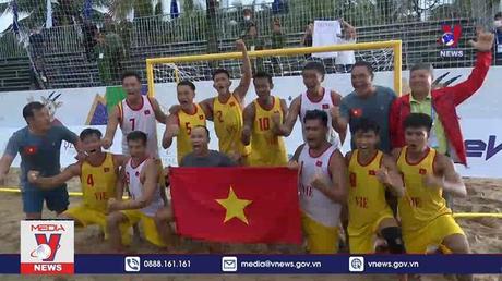 Việt Nam giành Huy chương vàng Bóng ném bãi biển