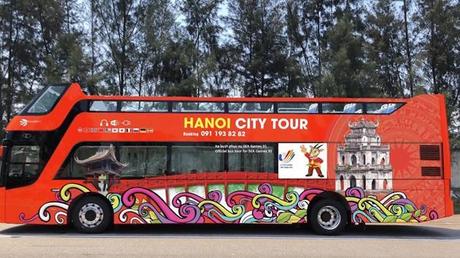 Miễn phí vé Xe buýt 2 tầng du lịch tại Hà Nội