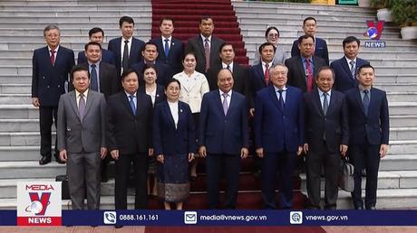 Chủ tịch nước tiếp Bí thư Trung ương Đảng, Chánh án Tòa an nhân dân tối cao Lào