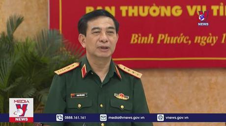 Bộ trưởng Bộ Quốc phòng làm việc tại Bình Phước 