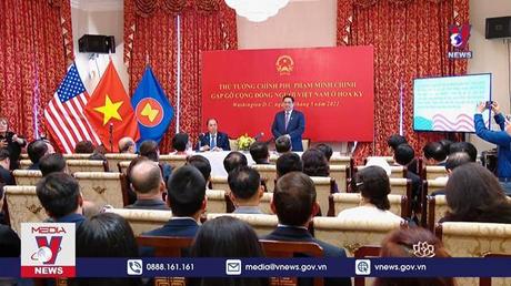 Thủ tướng gặp mặt cộng đồng người Việt Nam ở Bờ Đông Hoa Kỳ