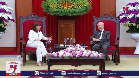 Tổng Bí thư tiếp Tổng thống Hy Lạp