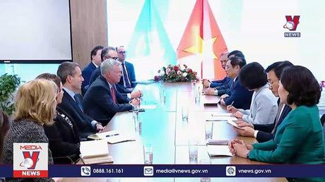 Thủ tướng Phạm Minh Chính tiếp lãnh đạo các quỹ đầu tư, tập đoàn kinh tế