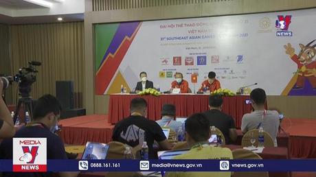  Họp báo trước trận bán kết môn bóng đá Nam