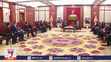 Tổng Bí thư Nguyễn Phú Trọng tiếp Chủ tịch Quốc hội Singapore