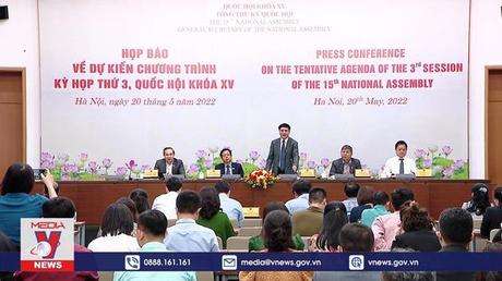 Kỳ họp thứ 3, Quốc hội khoá XV diễn ra 19 ngày