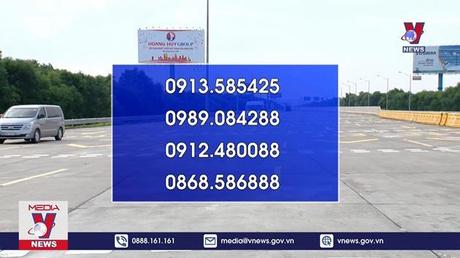 4 đường dây nóng hỗ trợ chủ xe đi đường cao tốc Hà Nội - Hải Phòng