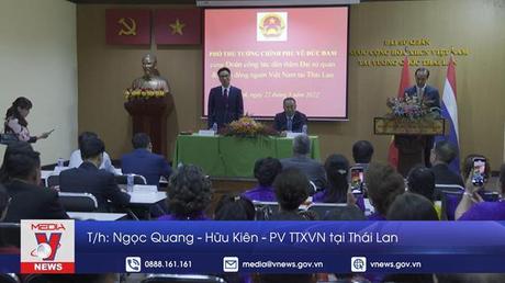 Phó Thủ tướng Vũ Đức Đam gặp gỡ cộng đồng người Việt tại Thái Lan