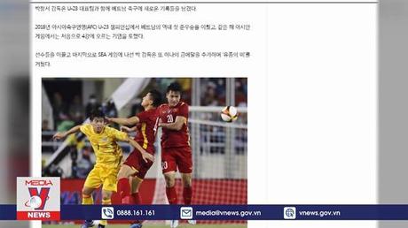 Truyền thông quốc tế đưa tin chiến thắng của U23 Việt Nam