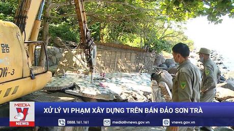 Xử lý vi phạm xây dựng trên bán đảo Sơn Trà