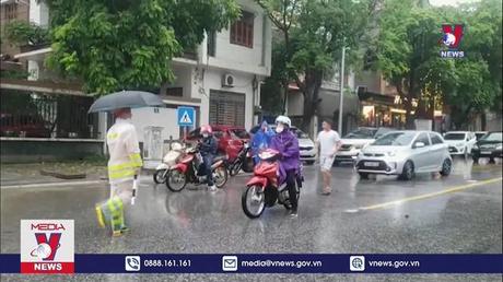 Mưa lớn gây ngập cục bộ tại Vĩnh Phúc