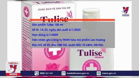 Thu hồi 2 loại dung dịch vệ sinh phụ nữ