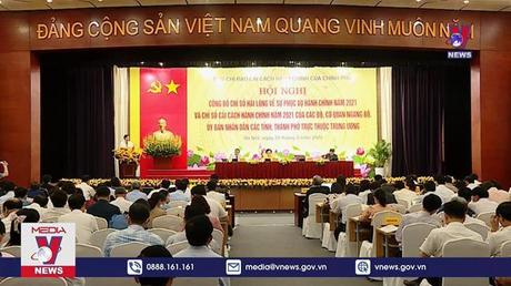 Công bố chỉ số hài lòng và cải cách hành chính năm 2021