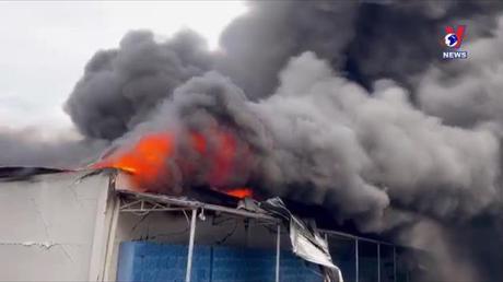 Tập trung khống chế vụ cháy tại KCN Quảng Nam