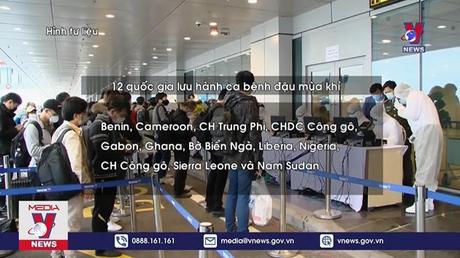 Giám sát người đến từ 12 quốc gia lưu hành ca bệnh đậu mùa khỉ