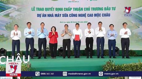 Thủ tướng dự lễ khởi công tổ hợp Thiên đường sữa Mộc Châu 