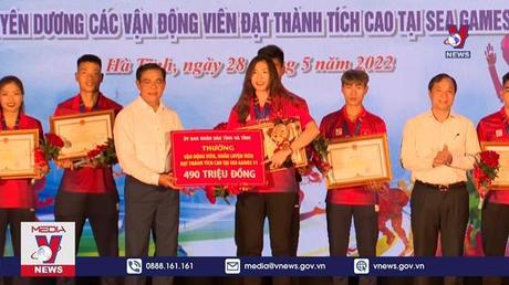 Hà Tĩnh vinh danh các vận động viên đạt thành tích cao