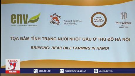 Chấm dứt tình trạng nuôi nhốt gấu tại thủ đô