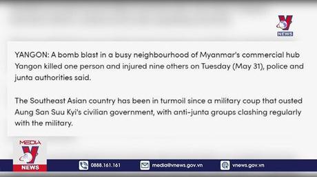 Nổ bom ở Myanmar, nhiều người thương vong