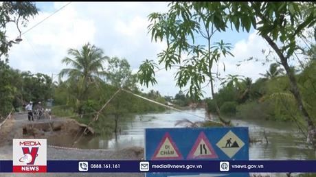 Tiền Giang khẩn trương xử lý sạt lở