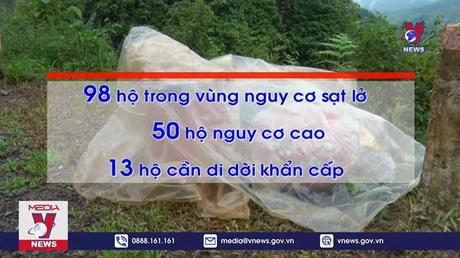 Nhiều hộ dân cần di dời đến nơi an toàn 