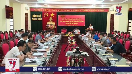 Giảm nghèo bền vững tại Hà Giang