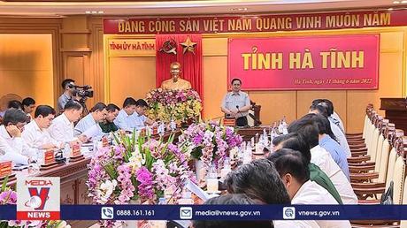 Thủ tướng làm việc với Ban Thường vụ Tỉnh ủy Hà Tĩnh