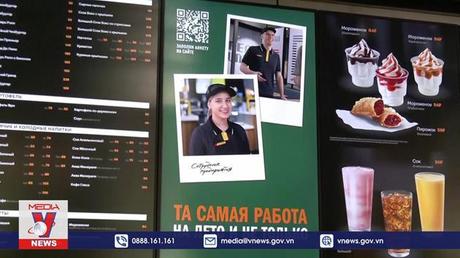 Nga khai trương chuỗi cửa hàng thay thế McDonald's