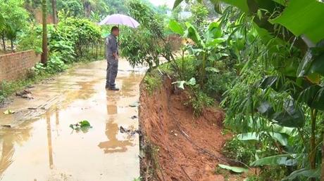 Mưa lớn gây sạt lở, ngập úng tại Lào Cai