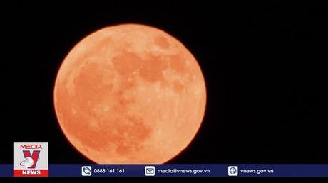 Thế giới chiêm ngưỡng Siêu trăng “dâu tây”