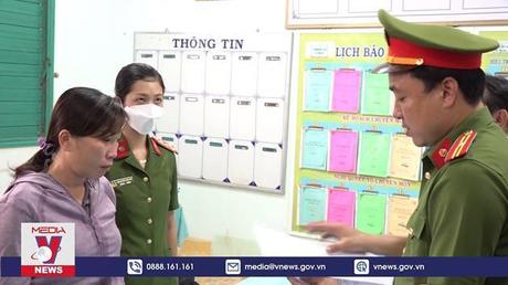 Khởi tố, bắt tạm giam nguyên Hiệu trưởng và nguyên Kế toán Trường TH Võ Thị Sáu