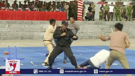 Khai mạc Hội thi điều lệnh, bắn súng, võ thuật Công an nhân dân