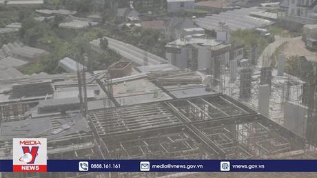 Đình chỉ thi công công trình Dự án Khu căn hộ và dịch vụ Sun Garden