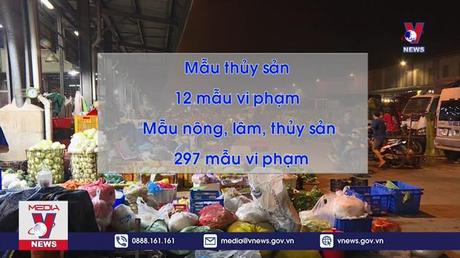Phát hiện hơn 300 mẫu nông, lâm, thủy sản vi phạm an toàn thực phẩm