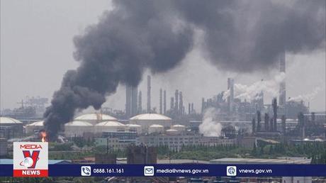Trung Quốc hoàn tất ứng phó vụ cháy nhà máy hóa dầu Thượng Hải