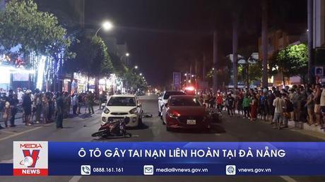 Ô tô gây tai nạn liên hoàn tại Đà Nẵng