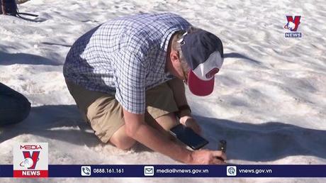 “Tuyết máu” trên dãy Alps