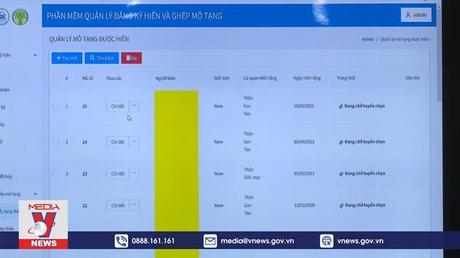 Ra mắt phần mềm điều phối mô tạng đầu tiên ở Việt Nam