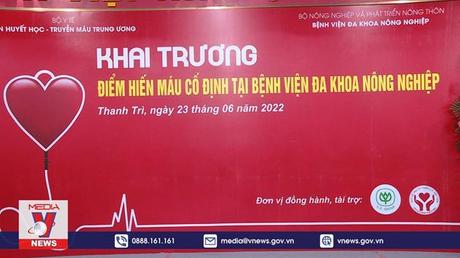 Thêm điểm hiến máu cố định cho miền Bắc 