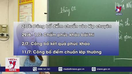 TP HCM công bố điểm thi vào lớp 10