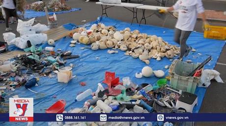 Tác phẩm nghệ thuật từ rác thải đại dương