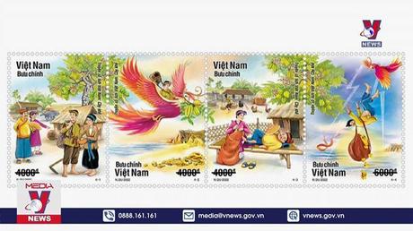 Phát hành bộ tem ''Truyện cổ tích Việt Nam: Cây khế''