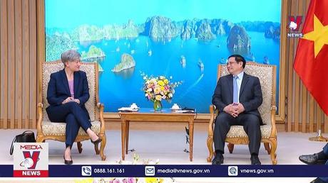 Thủ tướng Phạm Minh Chính tiếp Bộ trưởng Ngoại giao Australia 