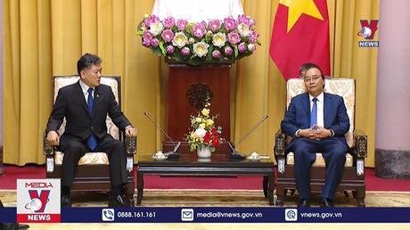 Chủ tịch nước tiếp Bộ trưởng Tư pháp Nhật Bản