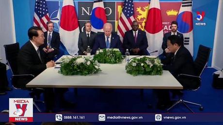 Lãnh đạo Mỹ, Hàn Quốc, Nhật Bản nhóm họp ba bên