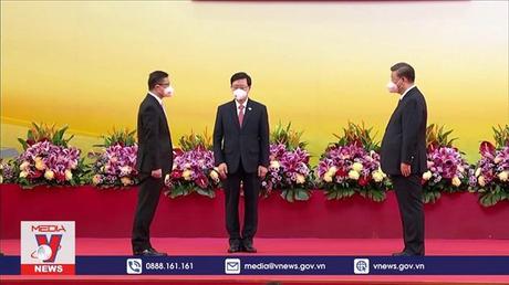 Chủ tịch Trung Quốc gặp tân Trưởng Đặc khu Hong Kong