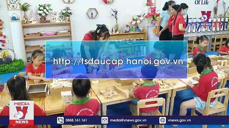 Trường mầm non tuyển sinh trực tuyến từ ngày 4/7