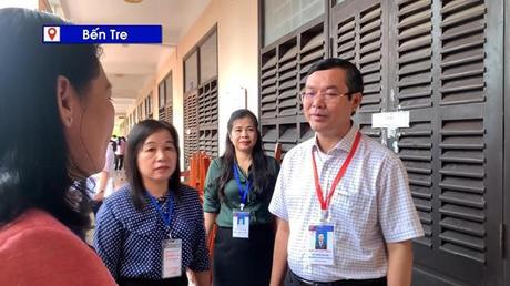  Kiểm tra công tác tổ chức Kỳ thi tốt nghiệp THPT 2022 tại Bến Tre